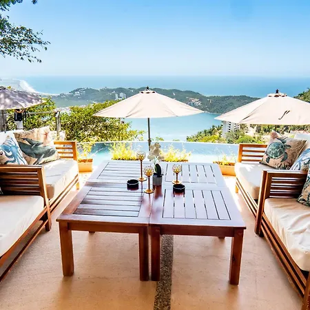 Casa Wapa Spectacular Ocean View Boho Acapulco Villa
